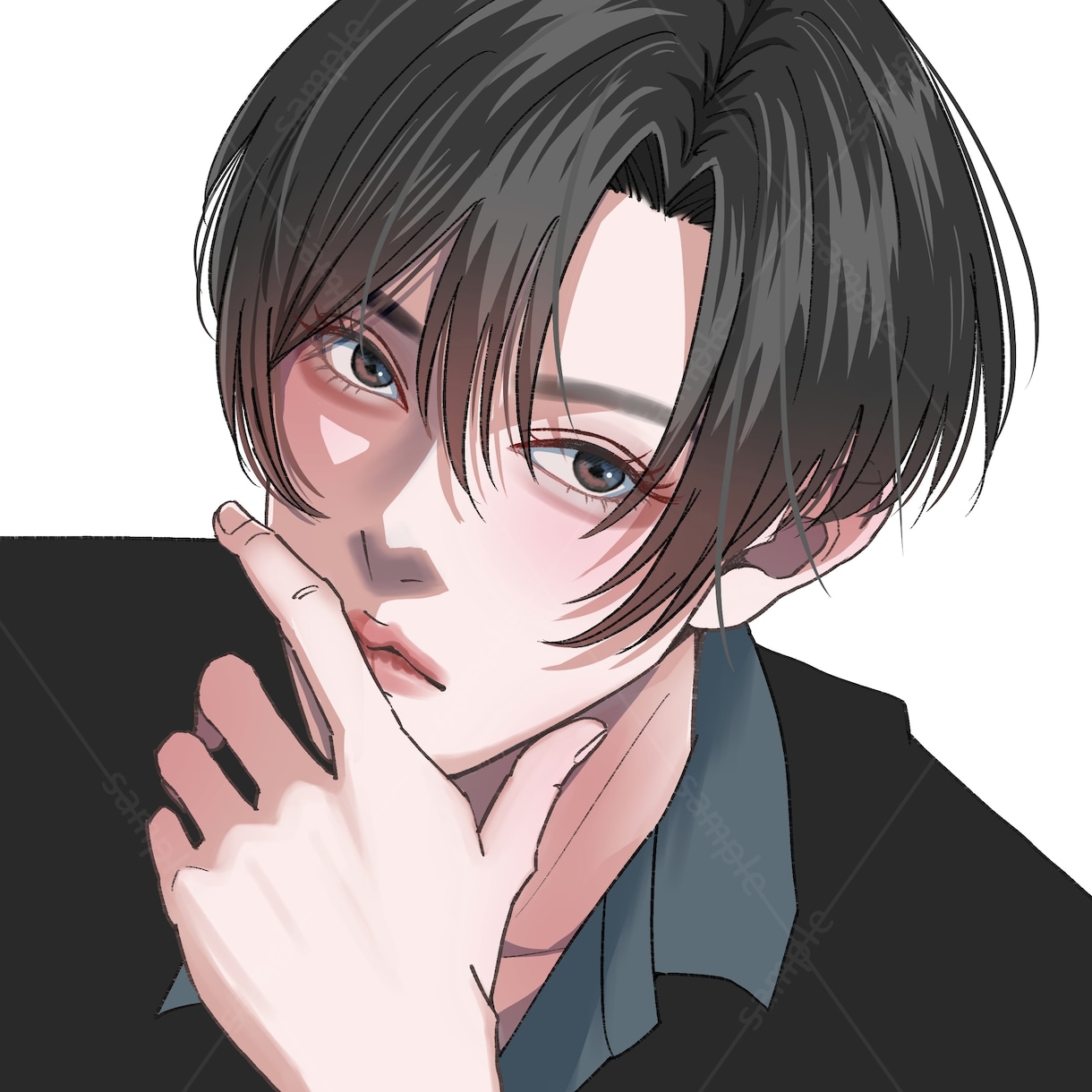 可愛い〜カッコいいまでアイコン/イラスト描きます ヘッダー/配信・動画用一枚絵/表紙・挿絵/立ち絵/プレゼント イメージ1