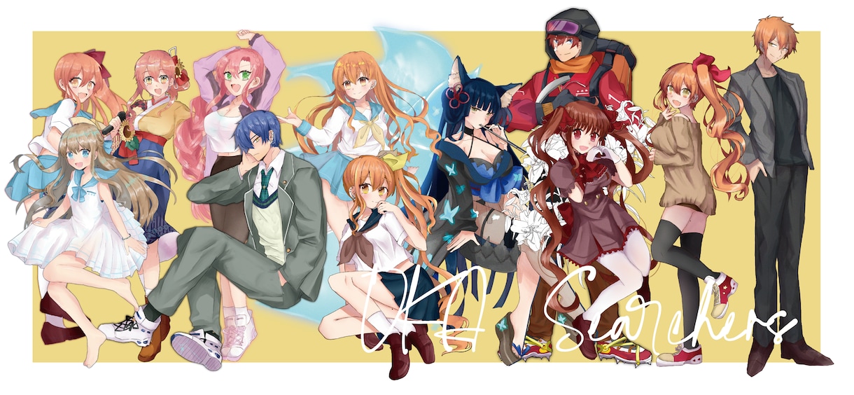 TRPG用立ち絵・アイコン等お受けします TRPGやゲーム制作などにご利用頂ける立ち絵を作成いたします イメージ7