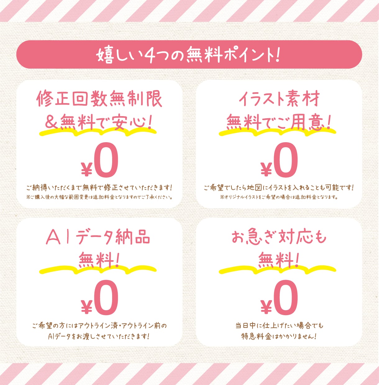 急ぎならココ！即日納品可！見やすい地図を作ります 【実務経験アリ】【修正無料＆無制限】【AIデータ無料】 イメージ8