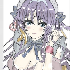 アイコンイラスの女の子色塗ります アイコンやSNSのイラストなど色塗りします イメージ4