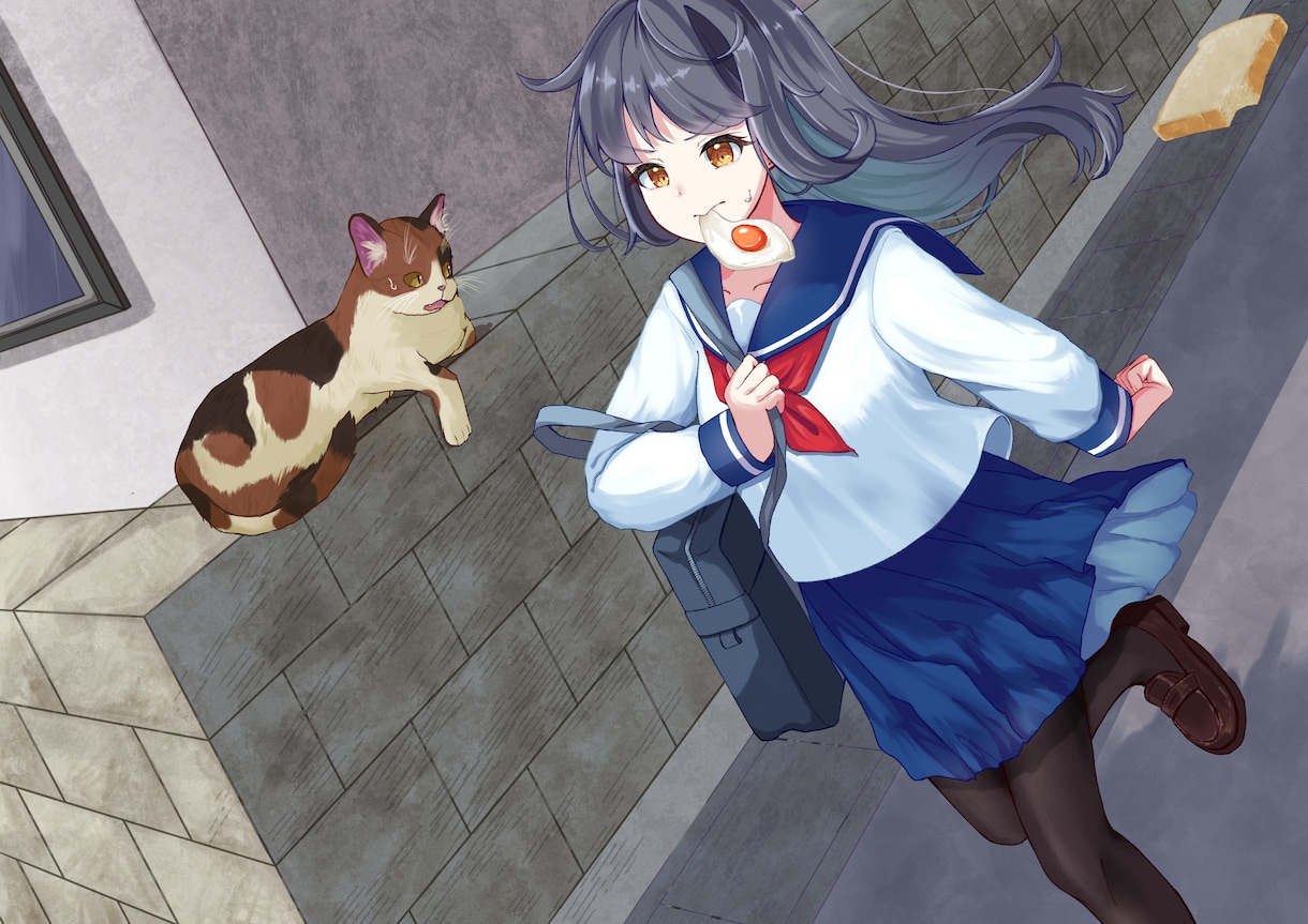 商用利用OK！可愛い女の子のイラストを描きます ミニキャラ、動物なども描けます！商用利用・二次利用OK！ イメージ3