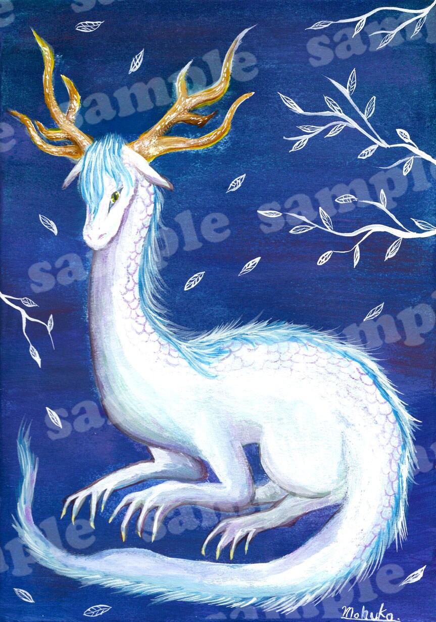 アナログで絵本調の動物・幻獣の絵描きます 絵本調からリアル寄りまで。押絵やアイコン、一枚絵など イメージ6