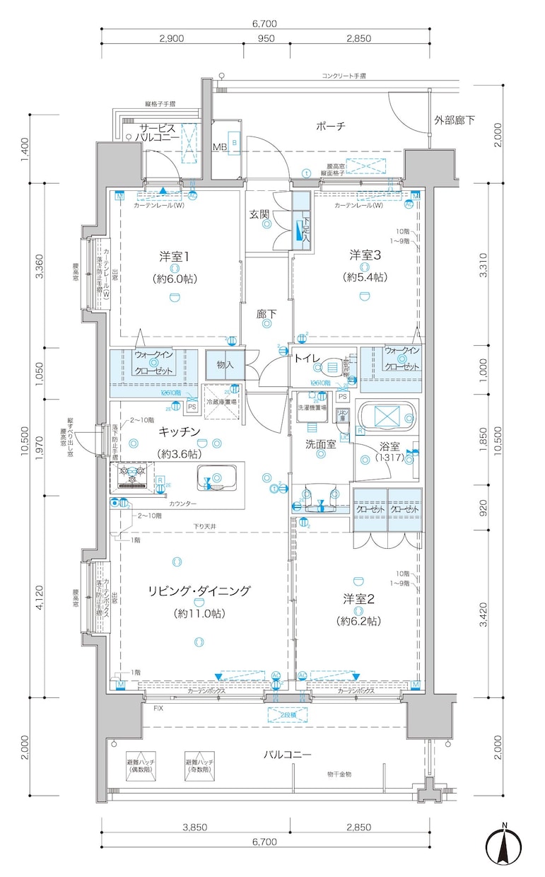 間取図をトレースを致します 設計・施工経験もあります。間取図ならおまかせください。 イメージ2