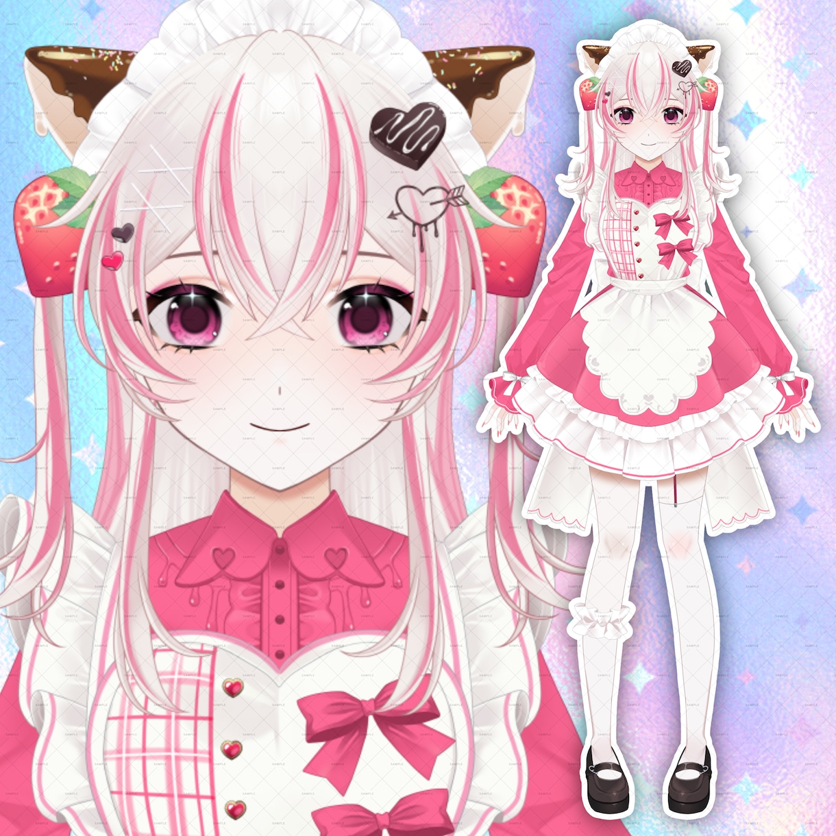 キャラクターデザイン・立ち絵制作致します 商用利用可！Vtuber立ち絵・IRIAM・TRPGなど イメージ4