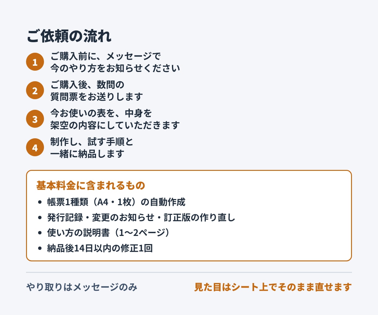 請求書などの帳票を一覧表から自動で作成します PDF作成から、訂正版の管理まで自動にします イメージ4