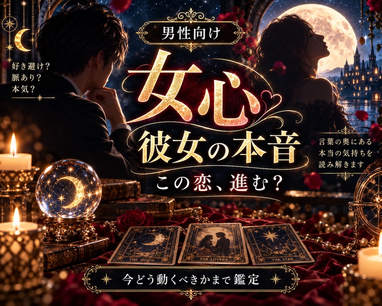 彼女の本音とこの恋の行方を読み解きます 彼女の本音とこの恋の行方を読み解きます イメージ1