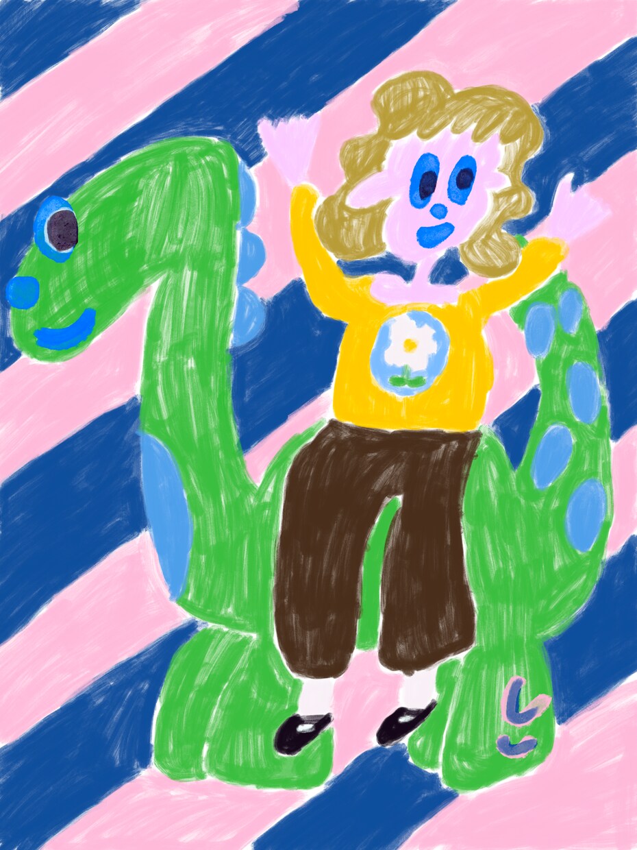 可愛くてカラフルな絵を提供します ひと目見たら忘れられないような絵を描きます。 イメージ1