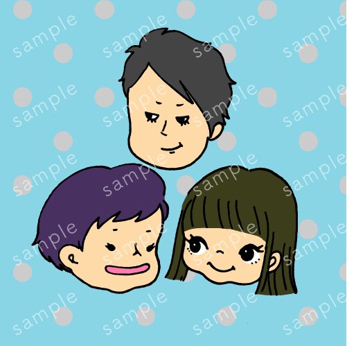 ゆるポップかわいい！手描きのイラスト描きます クセがあるけどかわいい。SNSアイコンなどにどうそ！ イメージ5