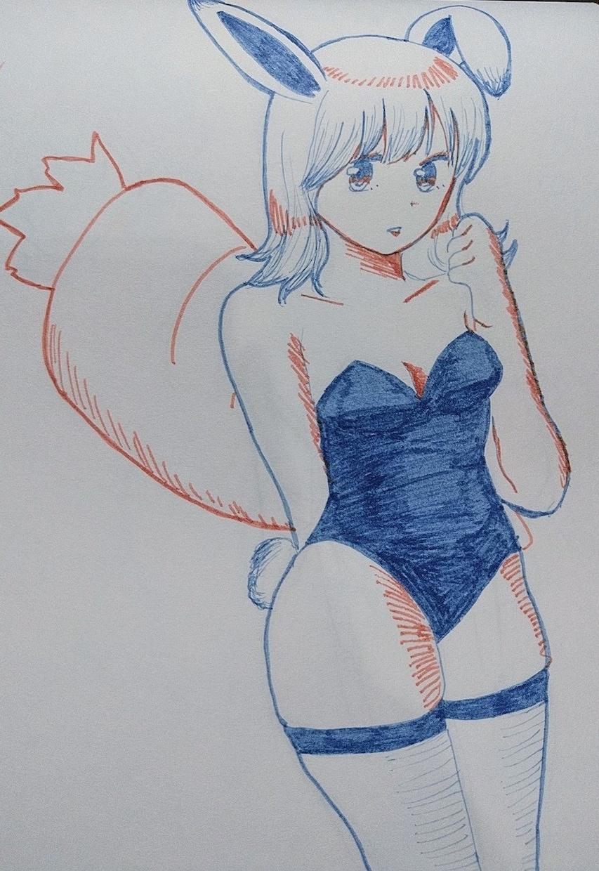 アナログイラストを描きます 女性が1番得意ですが、それ以外も是非。 イメージ9
