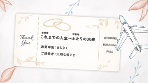 旅好き！先着価格！オープニングムービーを作ります 旅行好きなふたり！リゾート婚！遠方ゲストが多い方にぴったり！ イメージ2