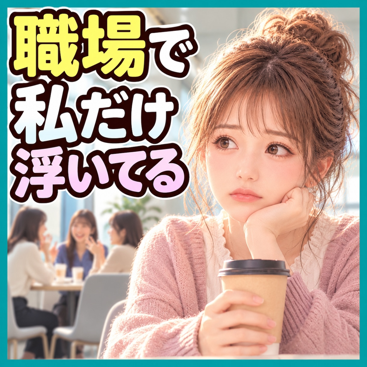 職場で私だけ浮いてる☁居場所がない辛さお聴きします みんなは楽しそうなのに私だけひとり☁休憩時間も気まずいあなた イメージ1