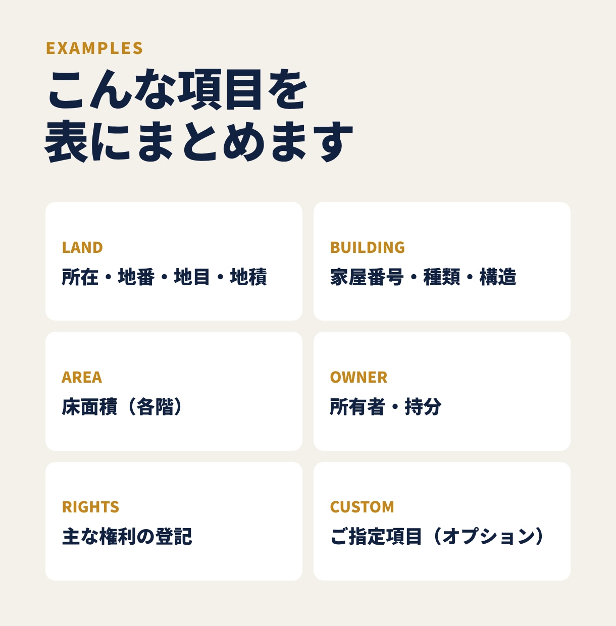 不動産の登記情報を取得して表に転記します 登記PDF＋Excel転記で、物件情報の整理を楽に イメージ7