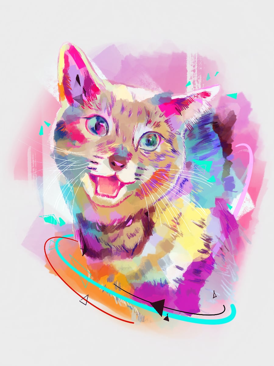カラフルで個性的なあなたのためのイラスト作成します カラフルで個性的な世界観が好きな方へ イメージ2