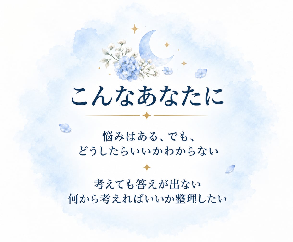 悩みをお話しください✨今見るとよいことを鑑定します ⛄️同じことで悩んでしまう⛄️整理しないと焦る時にも✨ イメージ2