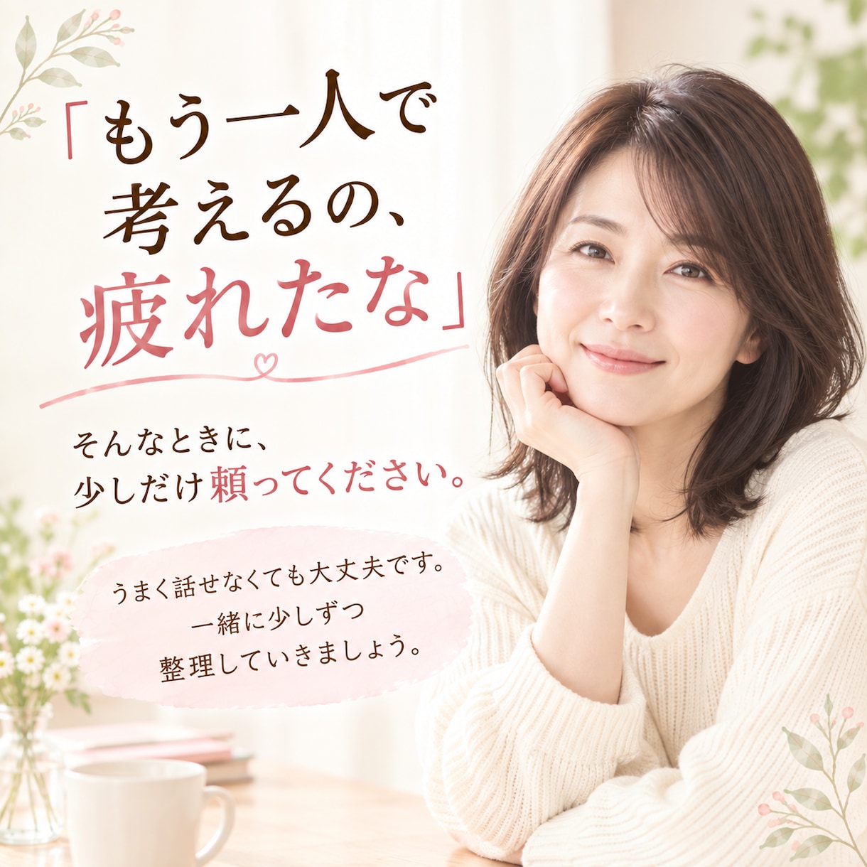 複雑な恋愛の悩みを一緒に整理します 誰にも言えない恋も、安心して話してください イメージ10