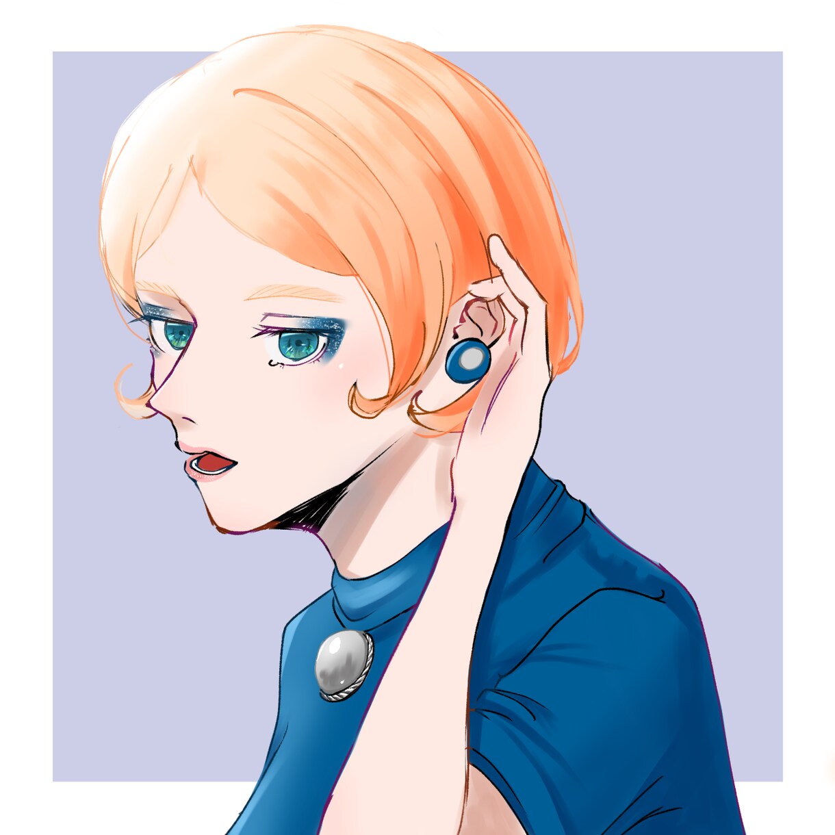 SNS等のかっこいいアイコン描きます オリジナル◎色鮮やかで爽やかなアイコンをお届けします♪ イメージ3