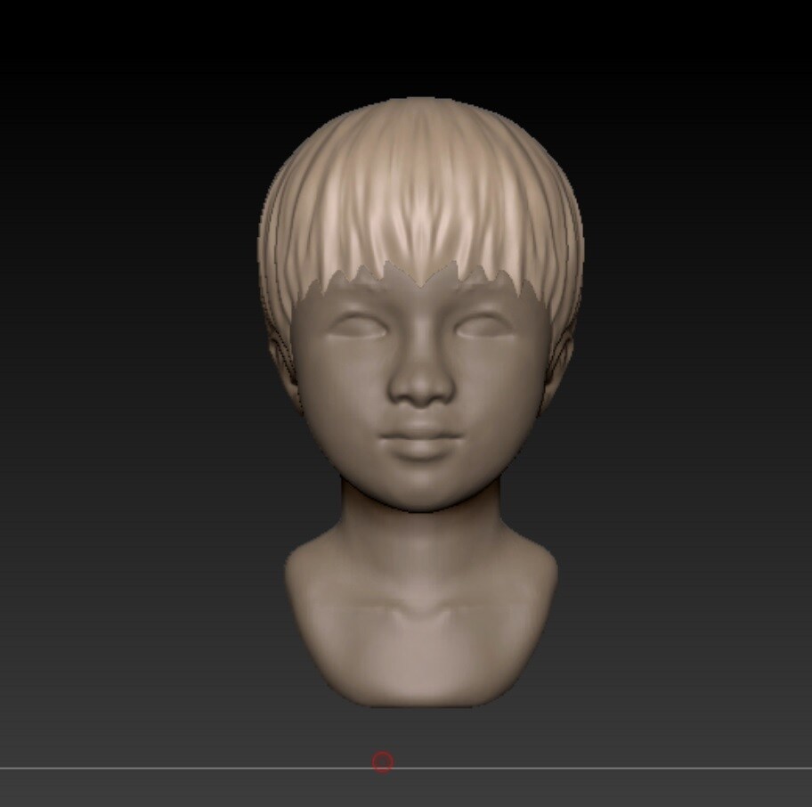 顔の３Dデータを制作いたします ３Dプリンターで出力してお楽しみください イメージ1