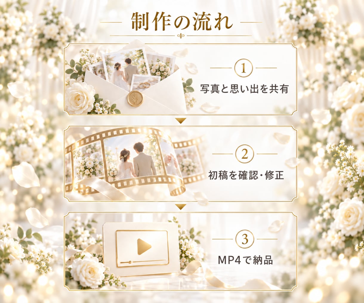 映画プリンセス風結婚式オープニングムービー作ります 夢の国が好きな2人にオススメ！｜3Dアニメーションで描く物語 イメージ3