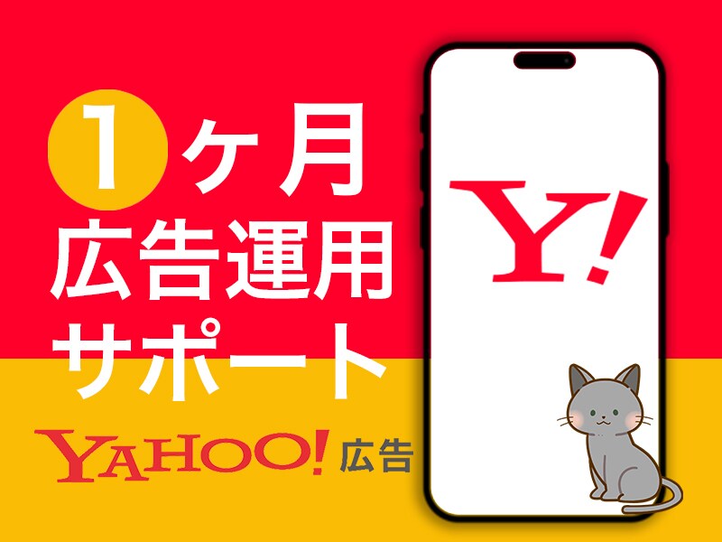 Yahoo!リスティング広告1ヵ月運用代行します 広告代理店出身者⭐︎1ヶ月間サポート付き イメージ1