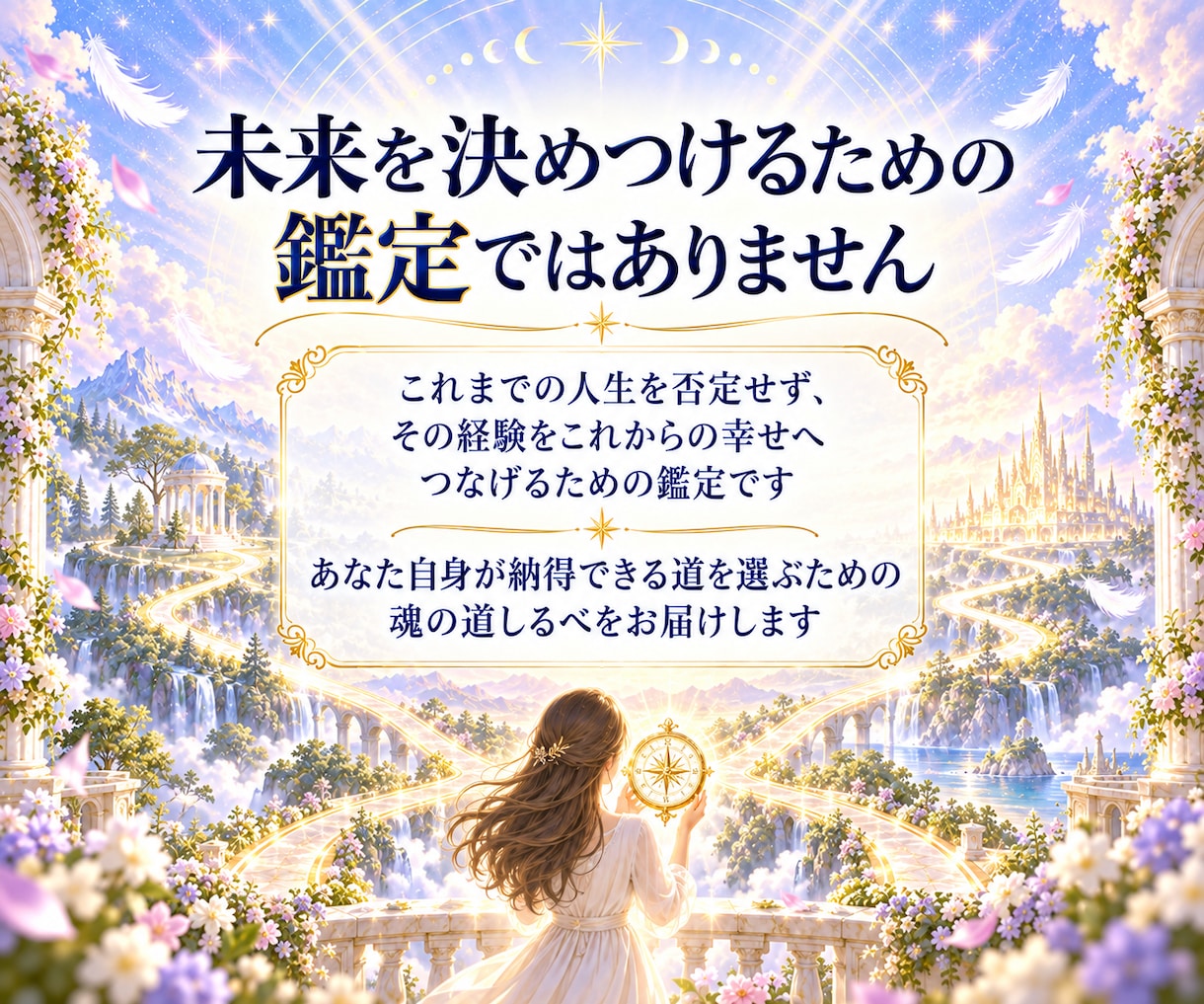 人生の第二章を照らす魂の道しるべを届けます これまでの経験に隠れた意味と、これから育てる幸せを読み解く イメージ9