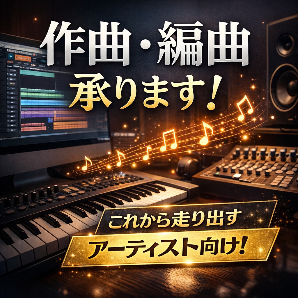 初心者向けに楽曲のサポートをします 0から100までお手伝いします！ イメージ1