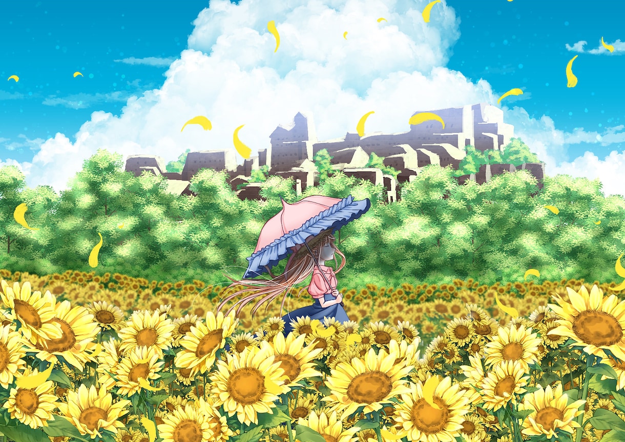 幻想的な背景イラストを承ります 星そして光の表現が少し、自慢です イメージ8