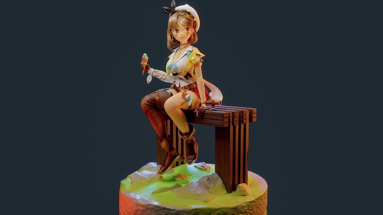 3D Character designます Character design for 3Dprint イメージ5