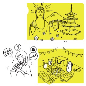 ポップなイラスト描きます カラー/モノクロ/印刷/挿絵/SNS/アイコン使用OK イメージ3