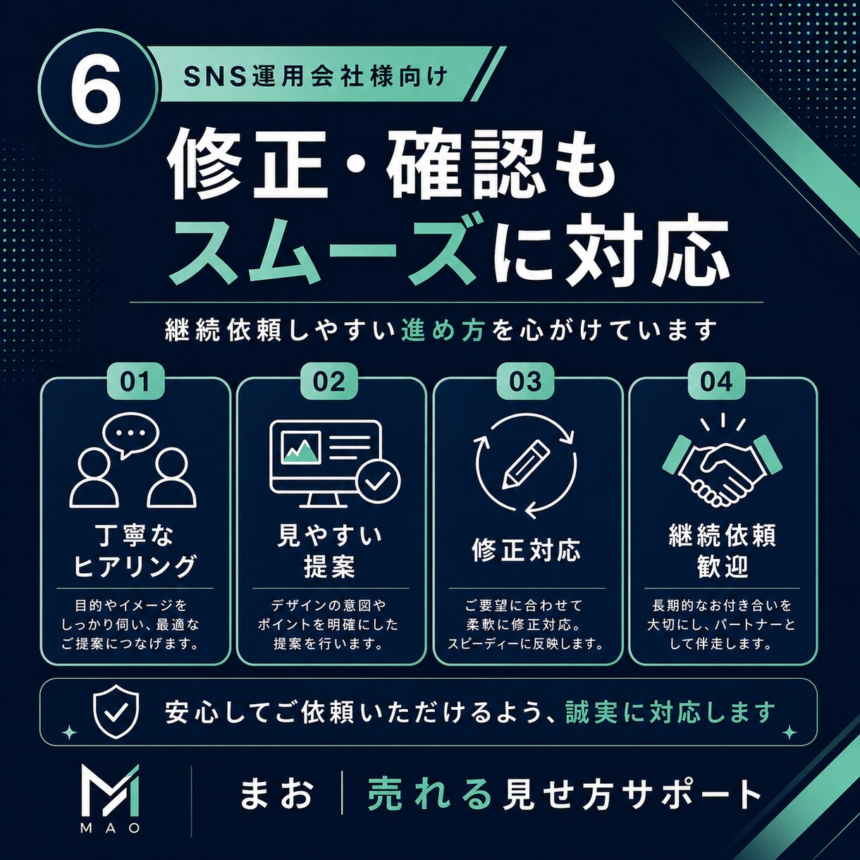 SNS運用会社向け投稿画像を制作します 訴求設計まで整えるInstagram画像 イメージ6