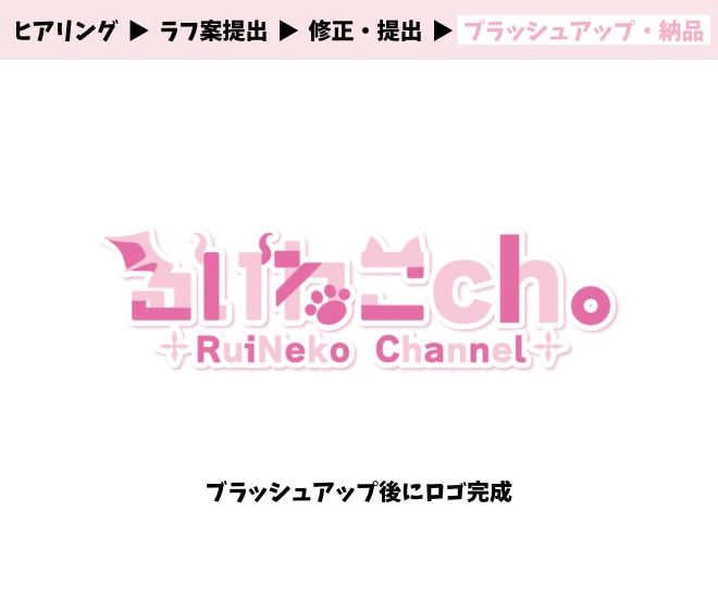 VTuber・配信者さん向けのロゴ制作します 初めての依頼でも安心！丁寧なヒアリングを心掛けています！ イメージ4