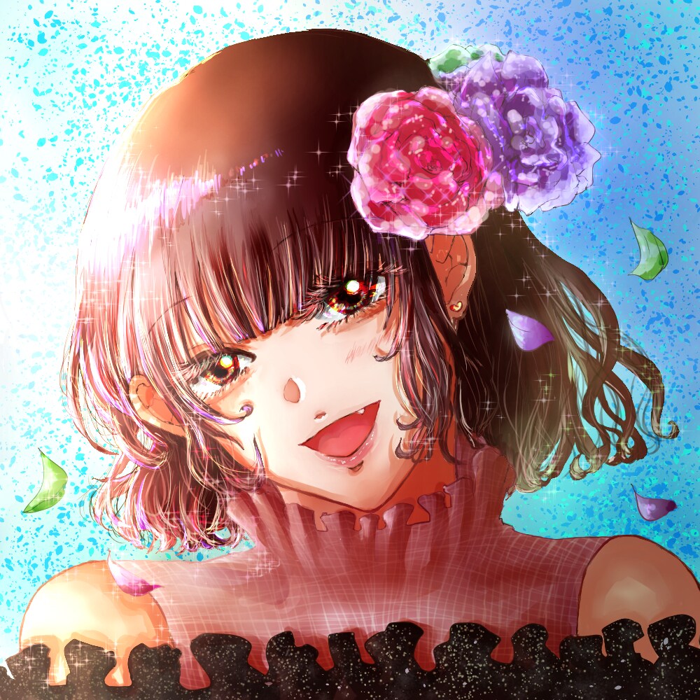 SNS用フルカラーアイコン描きます 写真でも自分の理想でもOK！フルカラーアイコン！ イメージ5