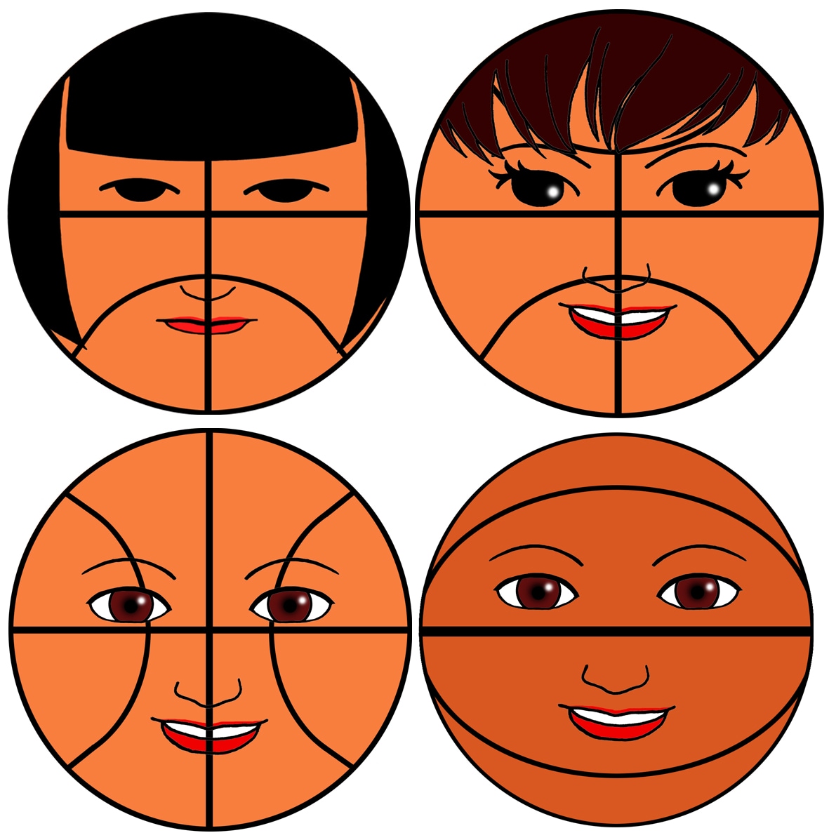 ボールのようなアイコンを作ります バスケ好きを表現するアイコンを求めている方へ イメージ1
