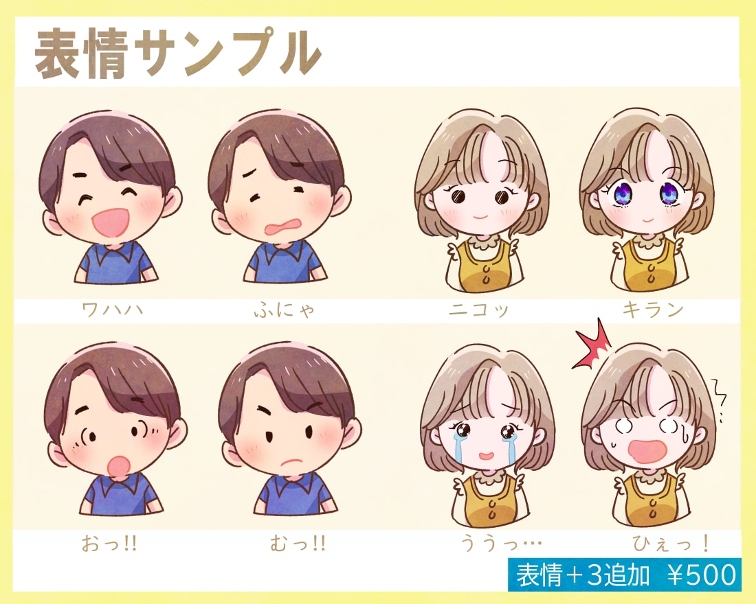 最短即日商用可◎ほんわかする似顔絵アイコン描きます あなたをデフォルメ化！ミニキャラアイコンならお任せ下さい！ イメージ8