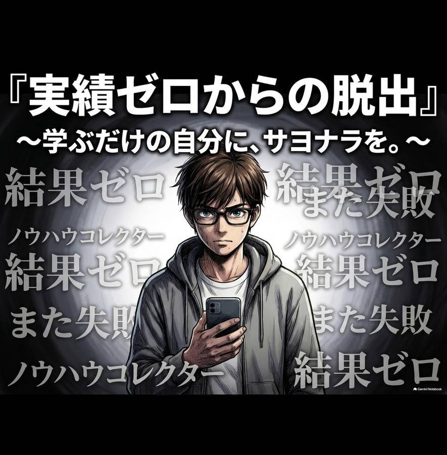 実績０で売れた！ノウハウコレクター脱出法おしえます 結果を出すための5つの考え方とは！？ イメージ1