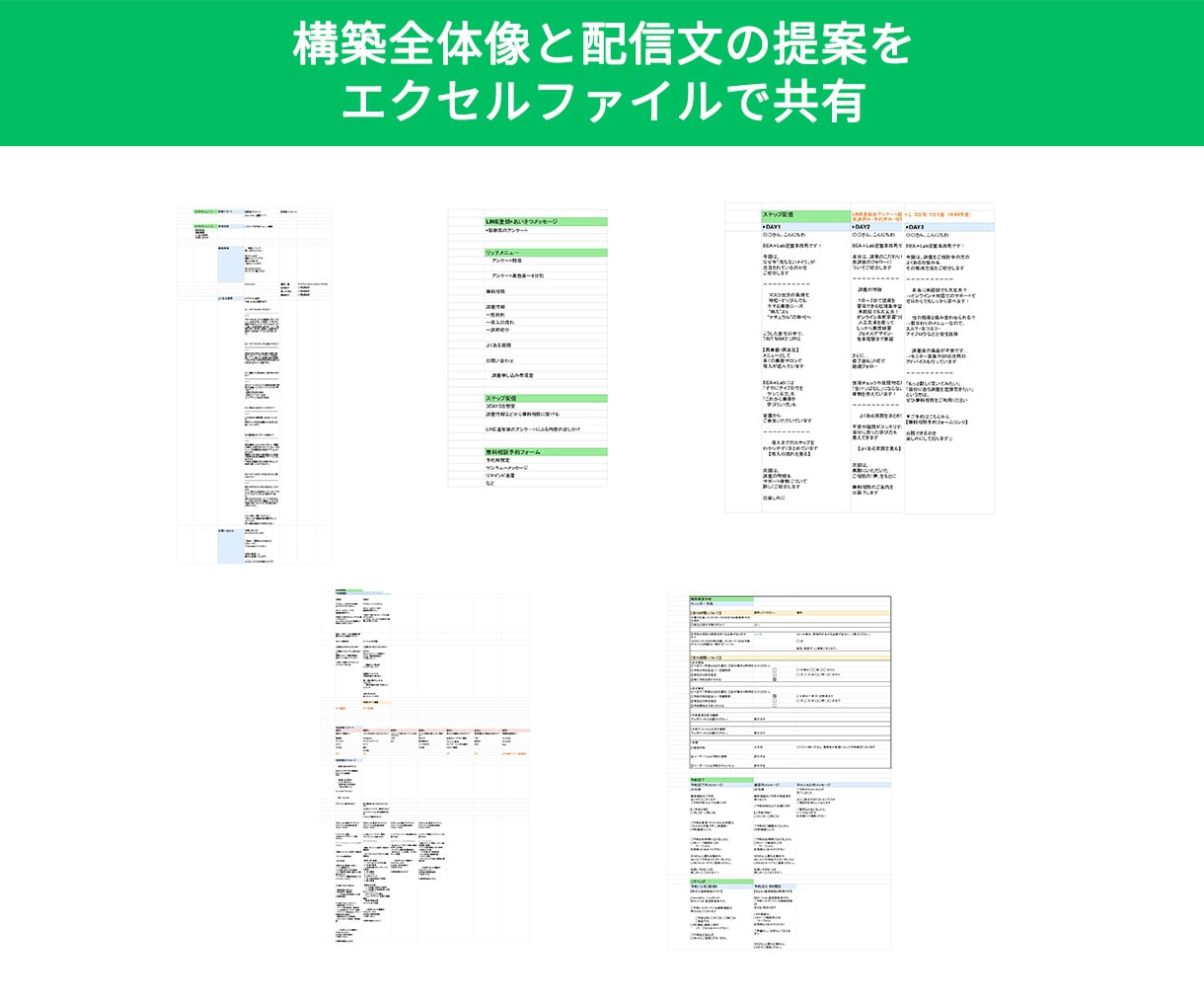あなたに代わって自動ではたらくLINE構築します LINE 公式アカウント デザイン込み Lステップもエルメも イメージ5
