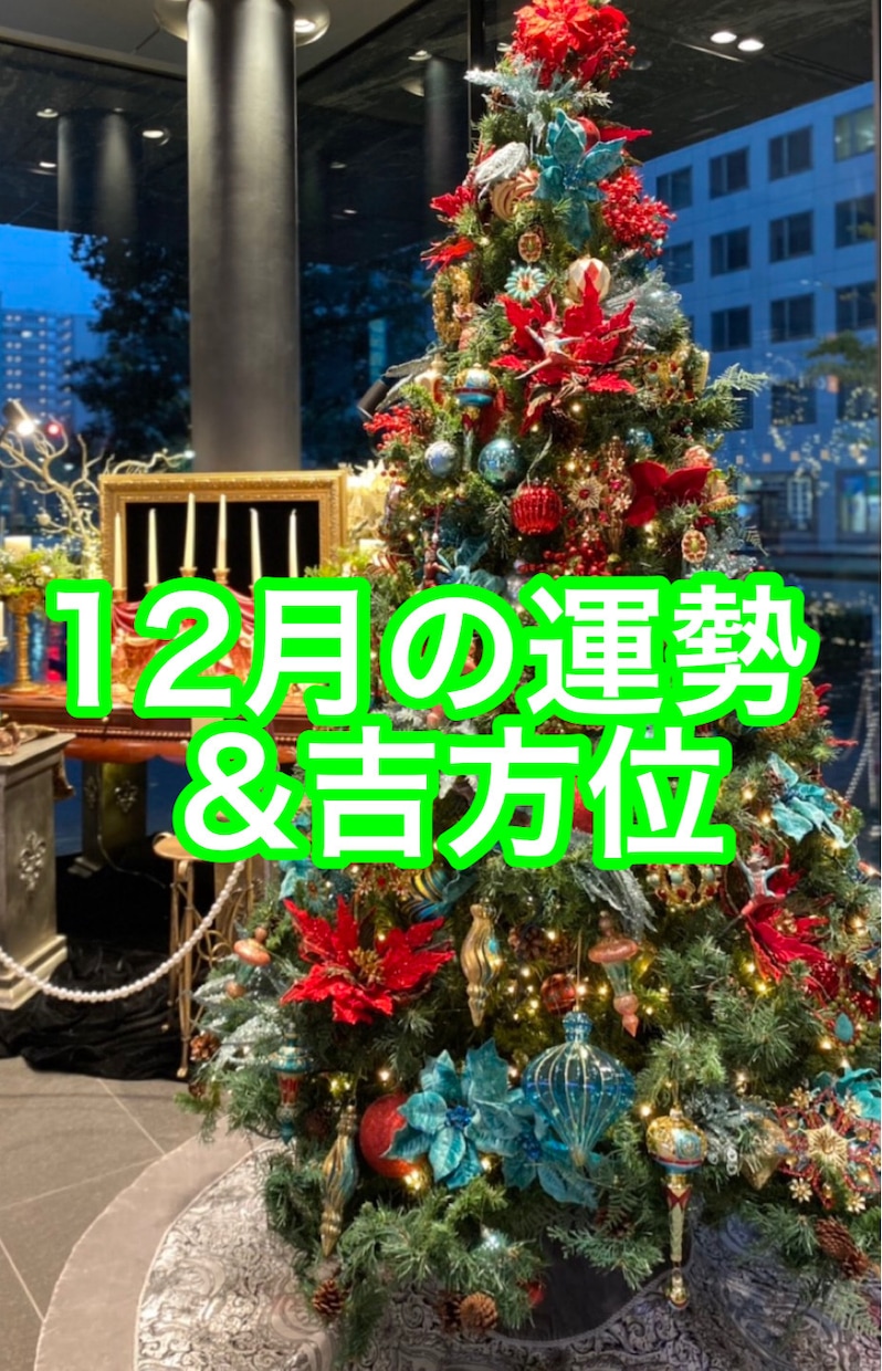 12月の運勢&吉方位を鑑定いたします ご希望の項目(恋愛、仕事、金運)1件を吉方位で開運！ イメージ1