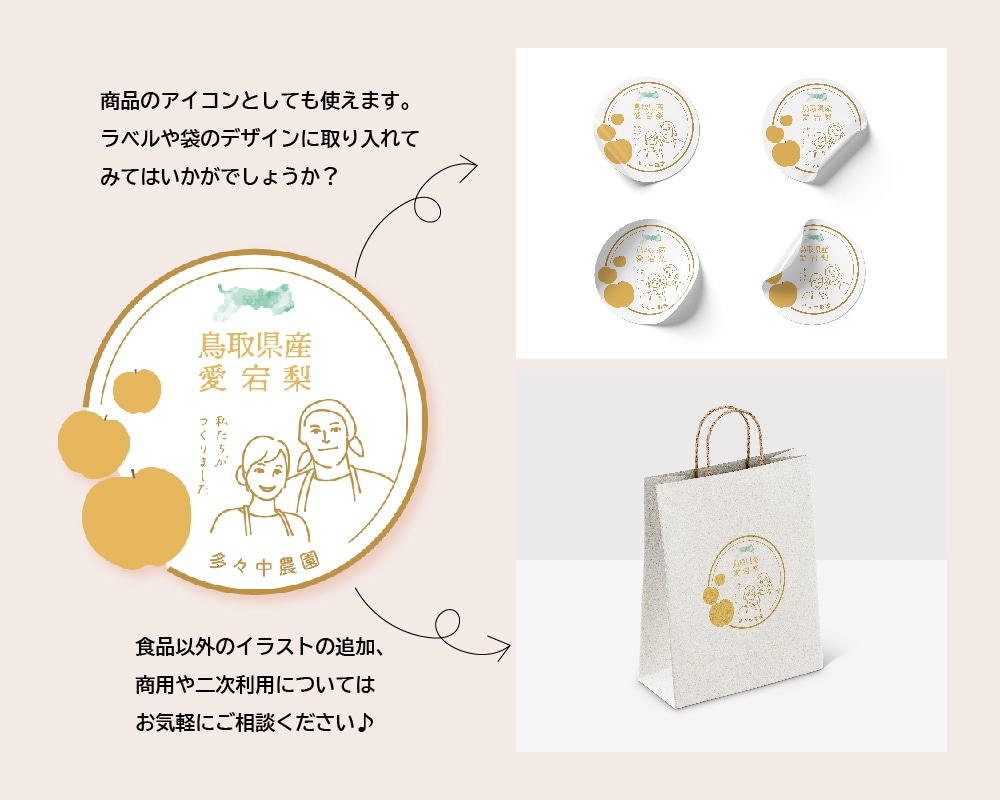 商用利用OK！ゆるいタッチの食べ物イラスト描きます メニュー表やポスターのカット、SNSのアイコンにもピッタリ イメージ4