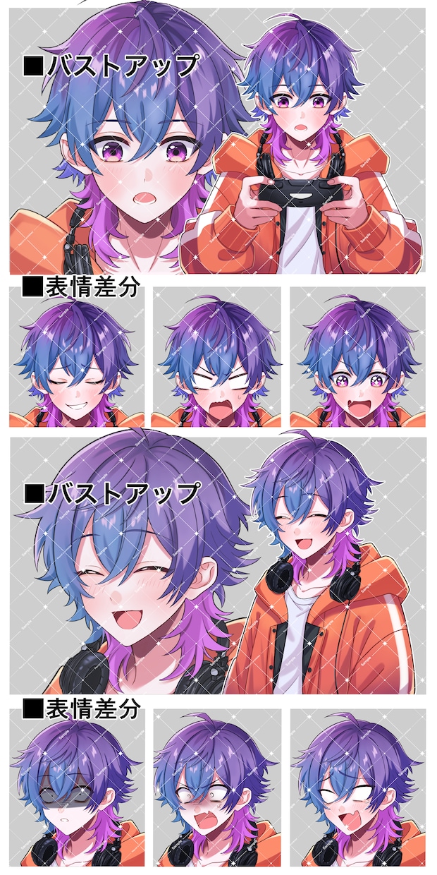 等身バストアップ〜全身描きます あなたのオリジナルキャラクター高クオリティでお届け致します。 イメージ2