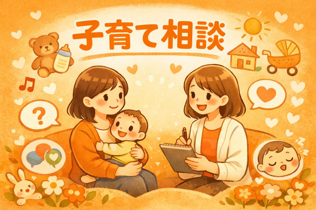 子育ての不安や悩み、聞きます 誰かに話を聞いて欲しい…話し相手が欲しい方へ☺︎ イメージ1