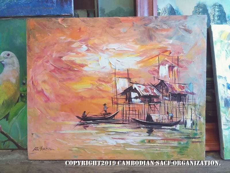 プロの画家が油絵描きます カンボジア人の画家が希望の油絵描きます イメージ8
