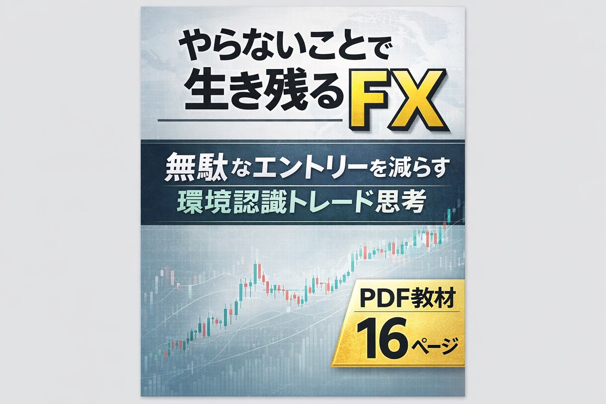 FX 環境認識トレード思考をPDFで解説します 環境認識を軸にした裁量トレード思考 イメージ1