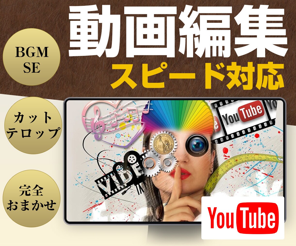 数名限定！YouTube動画編集します 低価格＆高品質動画をご提供します イメージ1