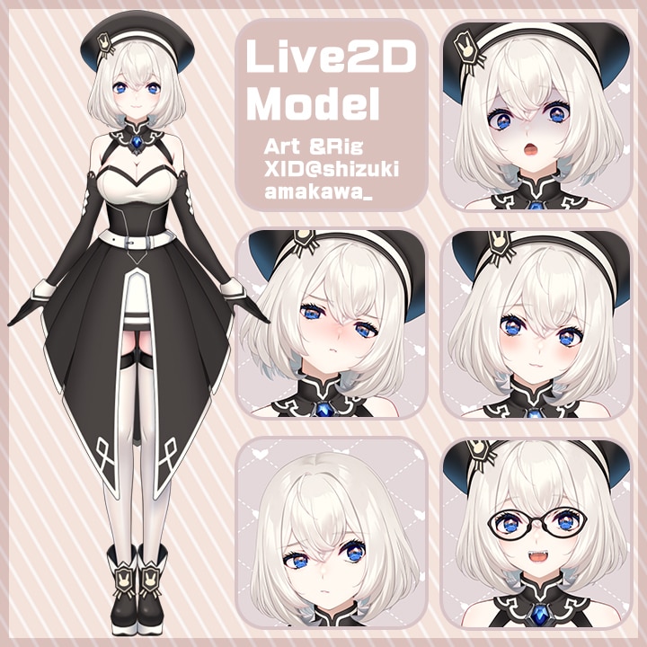 女性Live2Dモデル2024（全身）販売します ２５万円以上相当のLive2Dモデルを御利用いただけます イメージ1