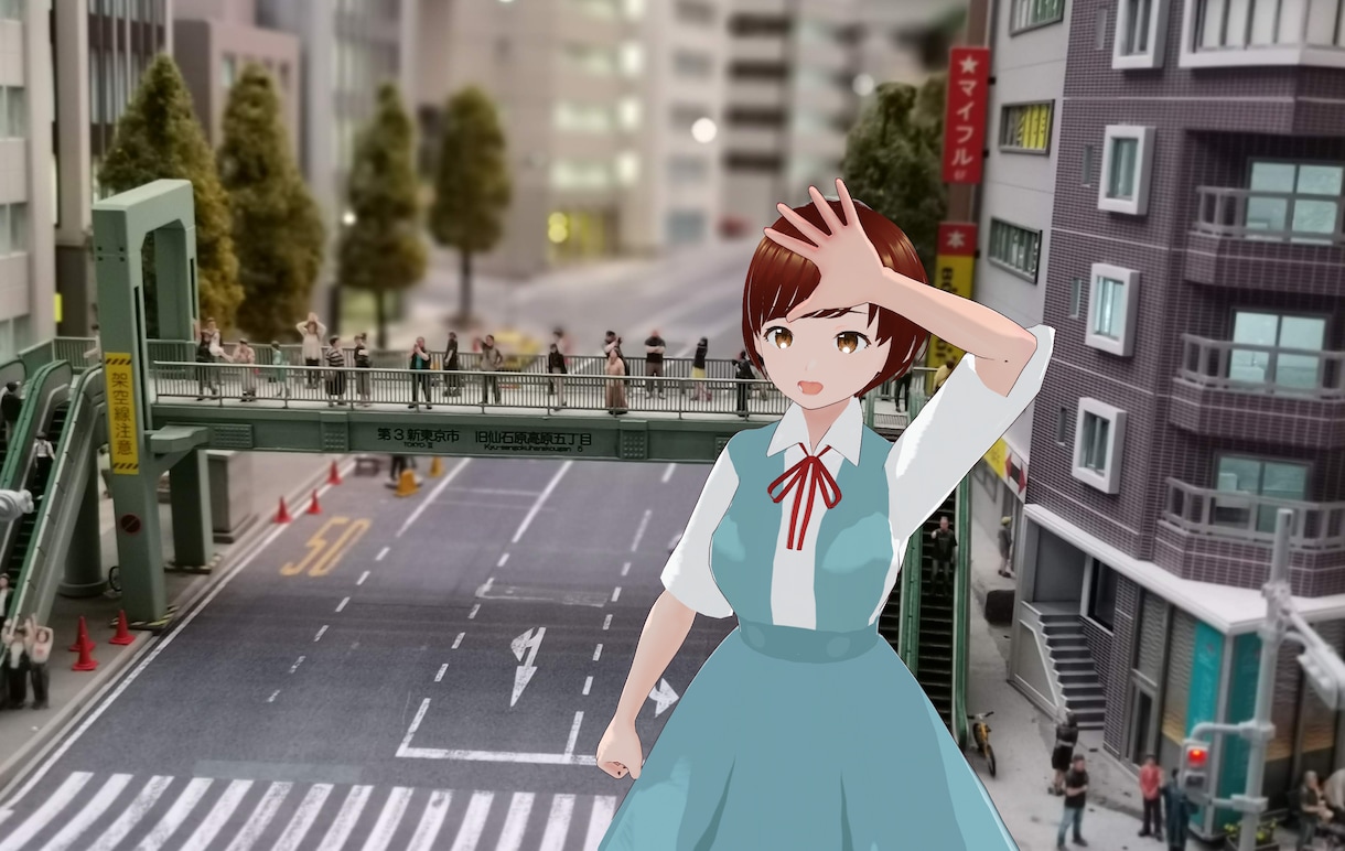 SNS向けのバーチャルアイドルスタッフを制作します 顔出しキャラで告知効果UP！いつでも笑顔キャラで手間なし！ イメージ5