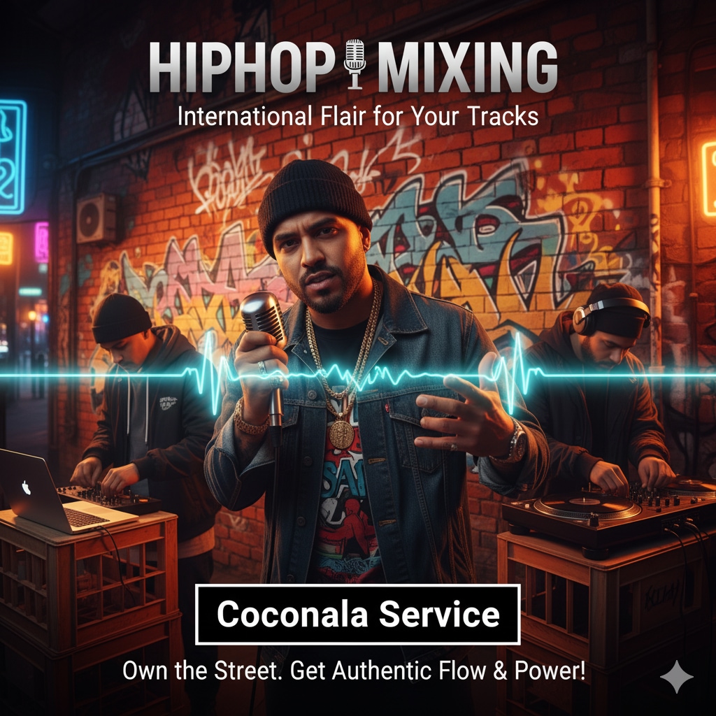 HIPHOPに特化した海外よりのミキシングをします 受賞歴あるパンチと低音の効いた、おまかせミキシングサービス イメージ1