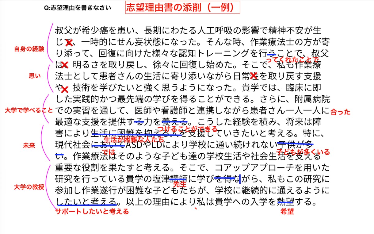 総合型選抜入試の志望理由書作成・小論文対策します 合格実績多数！大手予備校のプロ講師が総合的に合格をサポート！ イメージ8