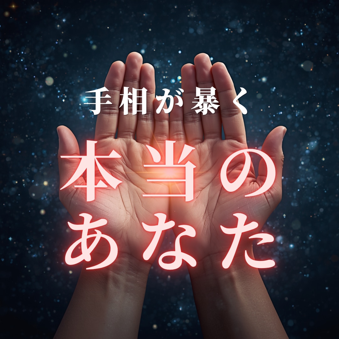 手相からあなたの本当の才能と転機をお伝えます 今後の人生の流れ・適職・人間関係。手のひらの線を読み解きます イメージ1