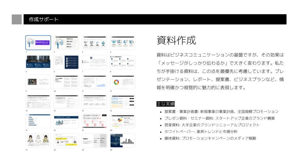 ビジネス資料作成でお困りのあなたをサポートします 原稿やアイデアを整理し資料作成します イメージ2