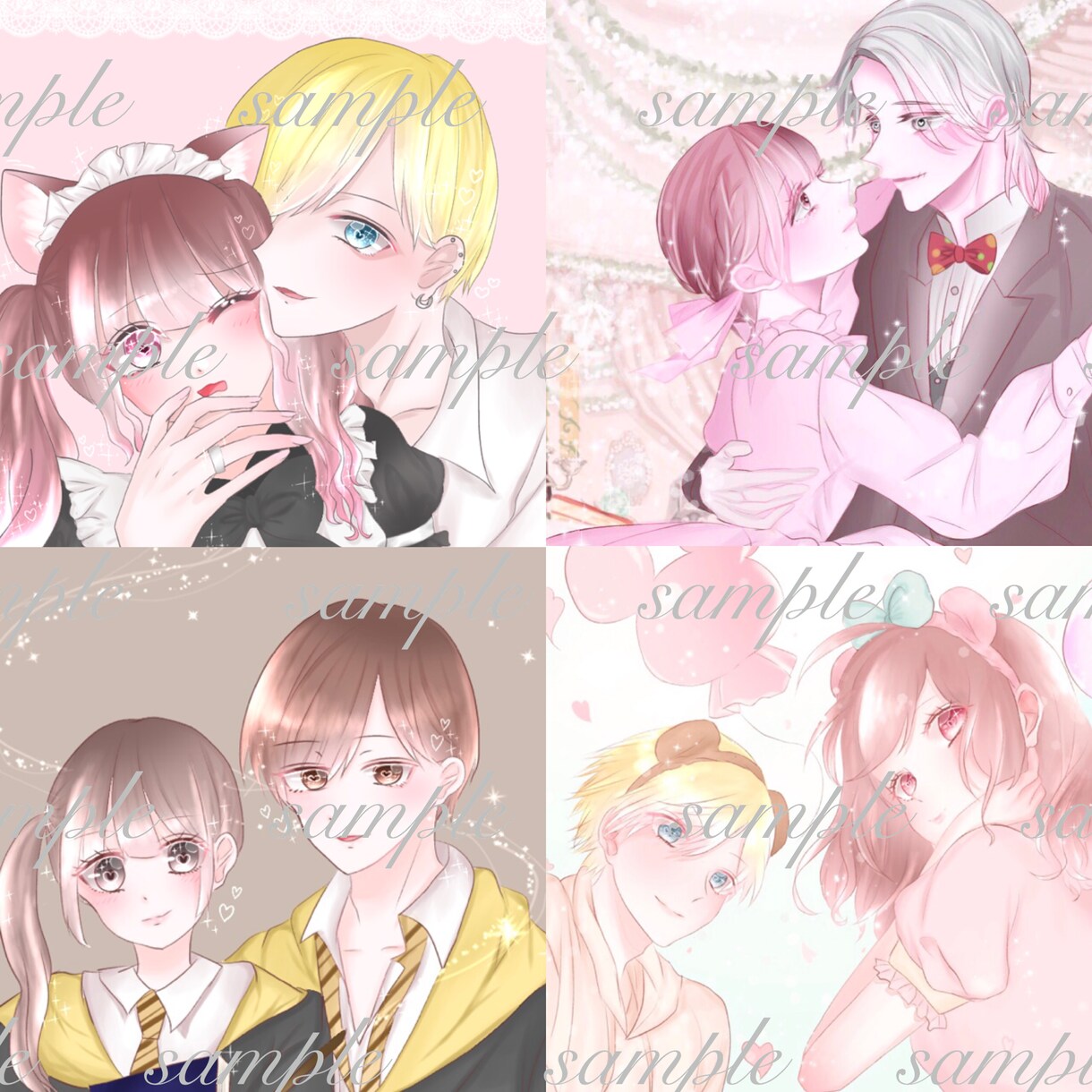 夢絵夢イラストアイコンイラスト承ります 夢絵やアイコンイラストなどをオーダーメイドで致します！ イメージ3
