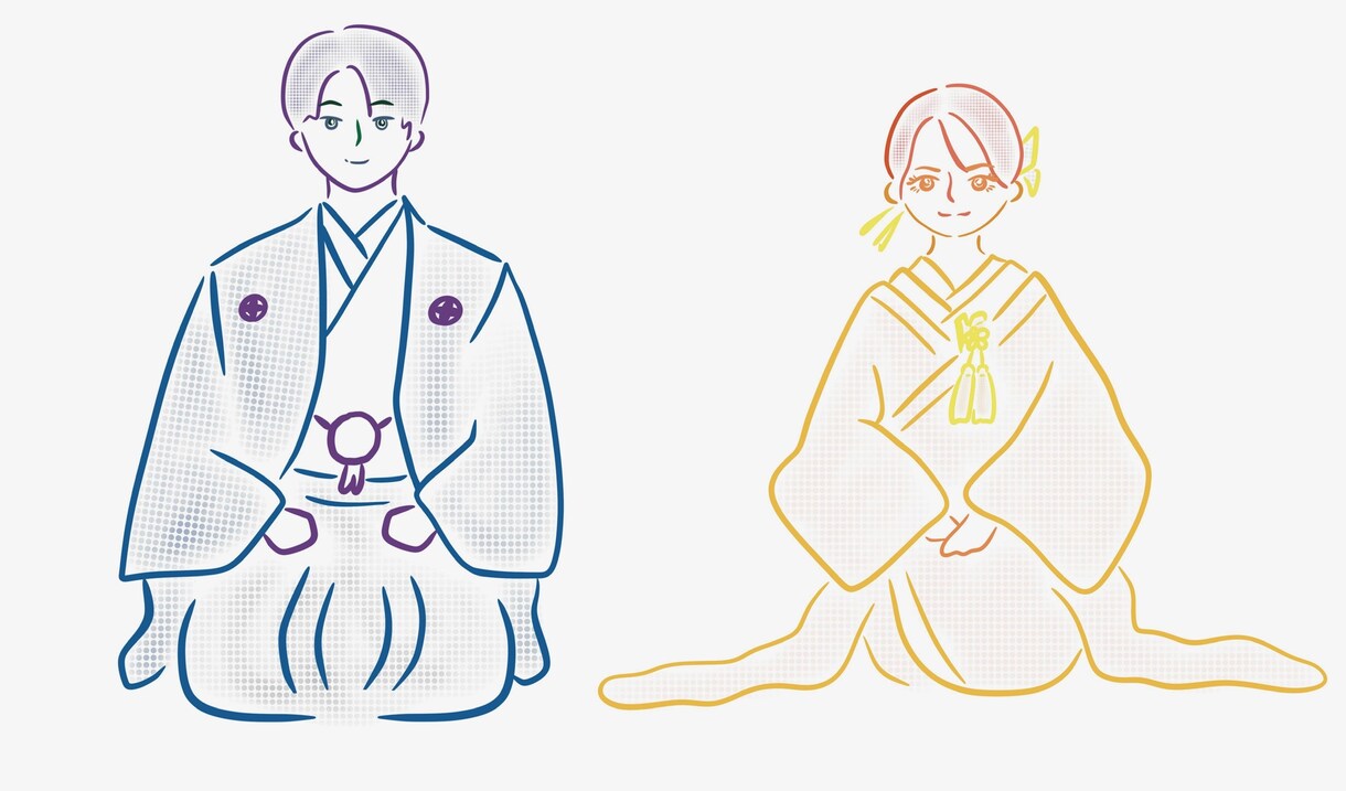 レトロっぽいおしゃれ線画イラストを制作ます 今っぽい少し雰囲気のあるイラスト提供できます！ イメージ3